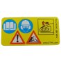 Warning Label for Stihl MS241C, MS270 - 1125 967 3419