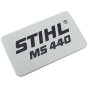 Model Plate for Stihl MS440 Chainsaw - 1128 967 1511