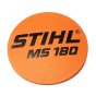 Model Plate for Stihl MS180 - 1130 967 1505