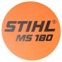 Model Plate for Stihl 018 Chainsaw - 1130 967 1501