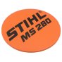 Model Plate for Stihl MS280 Chainsaw - 1133 967 1501