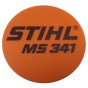Model Plate for Stihl MS341 Chainsaw - 1135 967 1502
