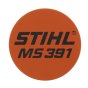 Model Plate for Stihl MS391 Chainsaw - Genuine Stihl Part - 1140 967 1502