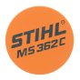 Model Plate for Stihl MS362C Chainsaws - 1140 967 1503