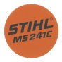Model Plate for Stihl MS241C Chainsaw - 1143 967 1530
