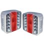 Trailer Lamps LED 12v Pair for Rear Lighting - 15007