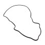 Bonnet Gasket for Yanmar 3TNV82A-BPTB Engine - 119802-11310