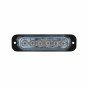 High Intensity Red Warning Light 12/24V - 6 x 0.5W LED 19 Flash Sequences