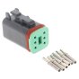 6 Way Female Deutsch DT Series Connector - Kit - 0-011-46
