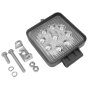 9 x 3W LED 12/24V Work Lamp - 300mm Flying Lead Protected IP67 0-420-46