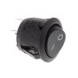 Black On/Off Round Rocker Switch - 12/24V - Each - 0-531-01