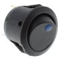 Blue LED On/Off Round Rocker Switch - 12/24V - Each - 0-531-02 