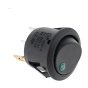 Green LED On/Off Round Rocker Switch - 12/24V - Each - 0-531-04