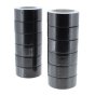 Black PVC Adhesive Tape - 19mm x 5m Pack of 12 - 0-557-01