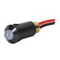 LED Warning Light Red for 8.2mm Panel Hole - 12V Positive/Negative - Each - 0-607-05
