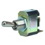 On/Off Toggle Switch with Nickel Plated Brass Lever - 10A at 28V - 4-603-00