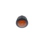 12/24V Amber LED Warning Light for 20mm Panel Hole