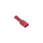 Red Pre-Insulated Push-On Terminals - 6.40mm (Pack of 50) - 0-001-41