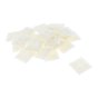 White Adhesive Fixing Base for 5mm Cable Ties - 28 x 28mm (Pack of 25) - 0-002-51