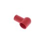 Large Red PVC Insulating Boot, Cable Entry 13mm, Terminal 17mm diameter - Pack of 10 - 0-003-85