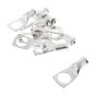 Tinned Copper Cable Sockets - 7.00mm Cable 12.00mm Hole (Pack of 10) - 0-008-45