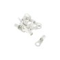 Open Ring Terminal for 16mm² Cable, 6mm Hole (Pack of 10) - 0-010-64