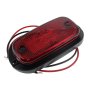 Red LED Rear Marker Lamp with Reflex Reflector and Leads - 12V - Each - 0-167-05