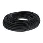 Black Polypropylene Deep-Section Convoluted Split Tubing 4.5NW x 100m - 0-328-04