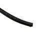 Black Nylon Heavy-Duty Convoluted Unsplit Tubing - 10NW x 50m - 0-330-10