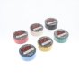 Assorted Coloured PVC Adhesive Tape - 19mm x 5m (Pack of 12) - 0-557-00