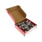 Positive Battery Lighting Terminals with Vertical 5/16" Whitworth Stud, Washer and Nut (Pack of 10) - 1-100-01