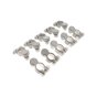 Positive Battery Lighting Terminals with Vertical 5/16" Whitworth Stud, Washer and Nut (Pack of 10) - 1-100-01