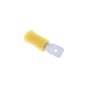 6.30mm Yellow Pre-Insulated Blade Terminals (Pack of 100) - 2-001-28