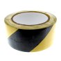 Adhesive Hazard Warning Tape (Black/Yellow) 50mm x 33m