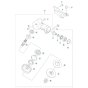 Gear Assembly for Husqvarna 143RS