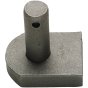 19mm - Gate Hooks - Square Ends for welding onto a flat metal post - Raw