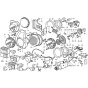 Starter Motor for Lombardini 15LD