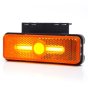 LED Amber Side Marker Lamp, 10-30V, GLO Effect, Bracket Mount (MP1611)