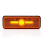 LED Amber Side Marker Lamp, 10-30V, GLO Effect, Bracket Mount (MP1611)