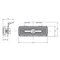 LED Amber Side Marker Lamp, 10-30V, GLO Effect, Bracket Mount (MP1611)
