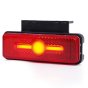 LED Rear Red Marker Lamp, 10-30V, IP6K9K, Bracket Mount (MP1613)