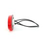 LED Red Marker Lamp, Slimline Oval, 12/24V, IP66/IP68 (MP1657)