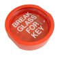 Break Glass Key Box Red 115x110x32mm for Emergency Key Storage