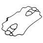 Oil Cup Gasket for Loncin LC2P80F Engine - OEM No. 170050030-0001
