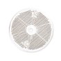 Clear Round Reflector 61mm, E Approved, Mounting Hole (MP1633B)