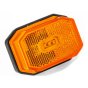 Side Amber LED Marker Lamp, 12-36V, Surface Mount, IP69 (MP1648B)