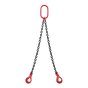 3 metre 8mm 2-Leg Chain Sling with Clevis Sling Hooks Self Locking Type
