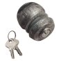 50mm Tow Ball Lock, Fixes into 50mm Coupling Head to Prevent Theft