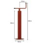 Telescopic Parking Jacks, Heavy Gauge Steel Construction (800kg)