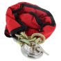 Bulldog MC50 1500mm Chain, 10mm Case Hardened Links c/w Steel Padlock